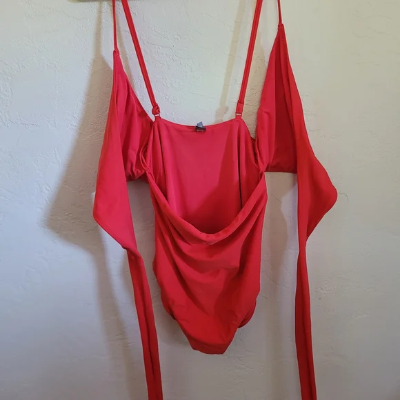 Aerie Vibrant Red Swimwear - Picture 3 of 5